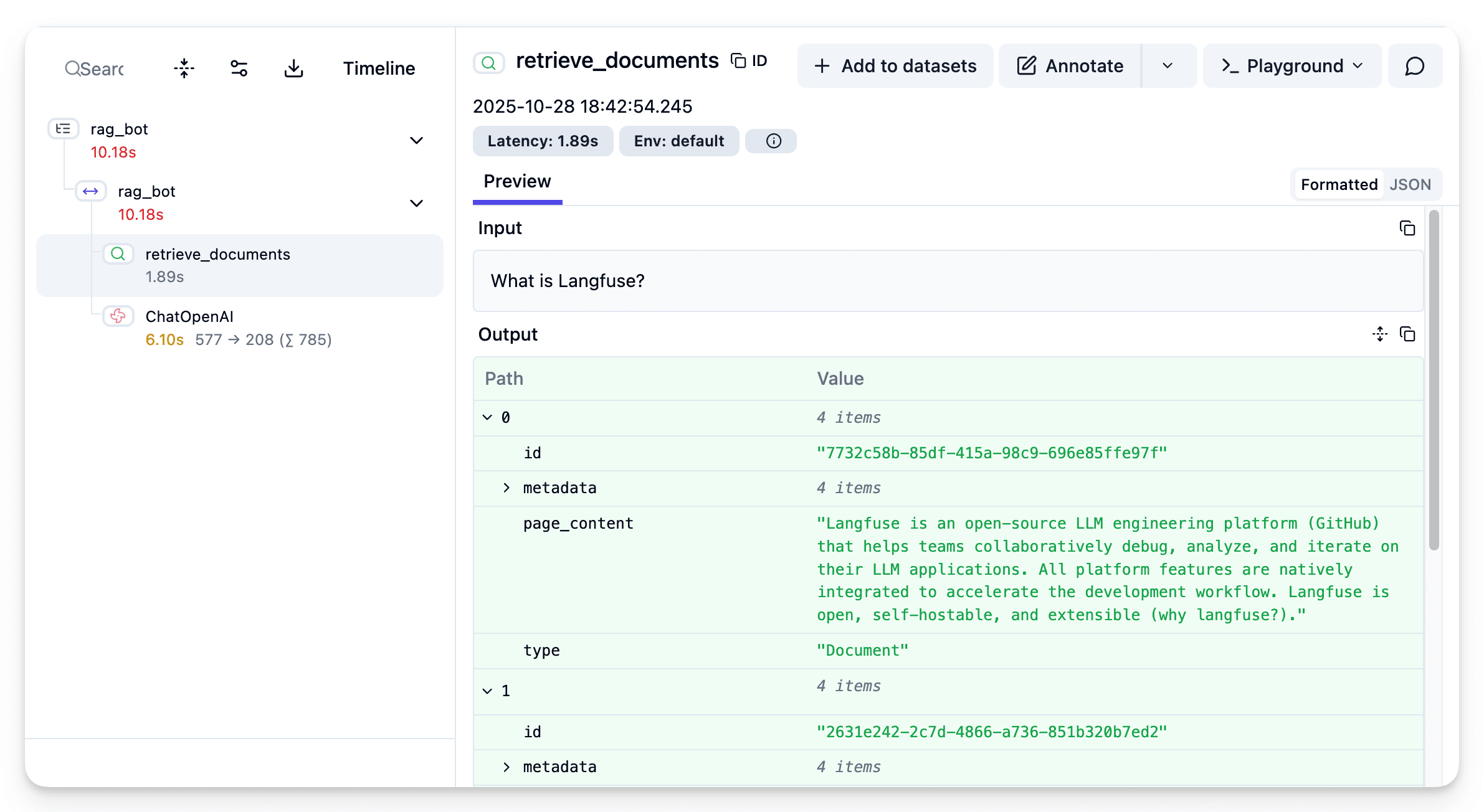 Tracing RAG Applications
